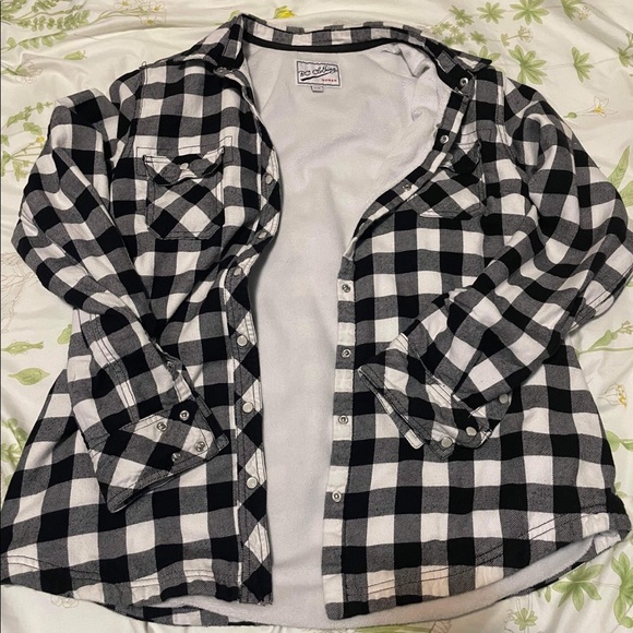 Fleece lined flannel - Picture 2 of 2